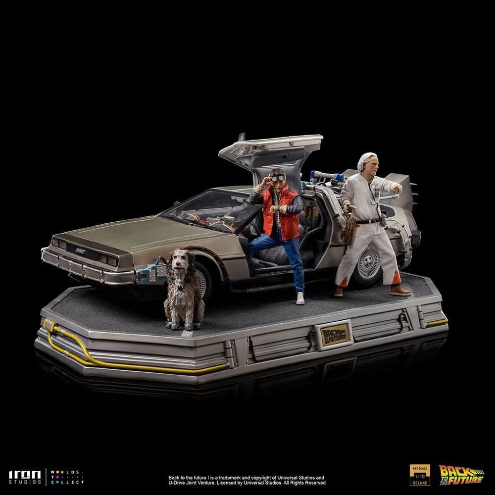 Delorean Full Set Deluxe Statue - Back to the Future - Art Scale 1/10 - Iron Studios