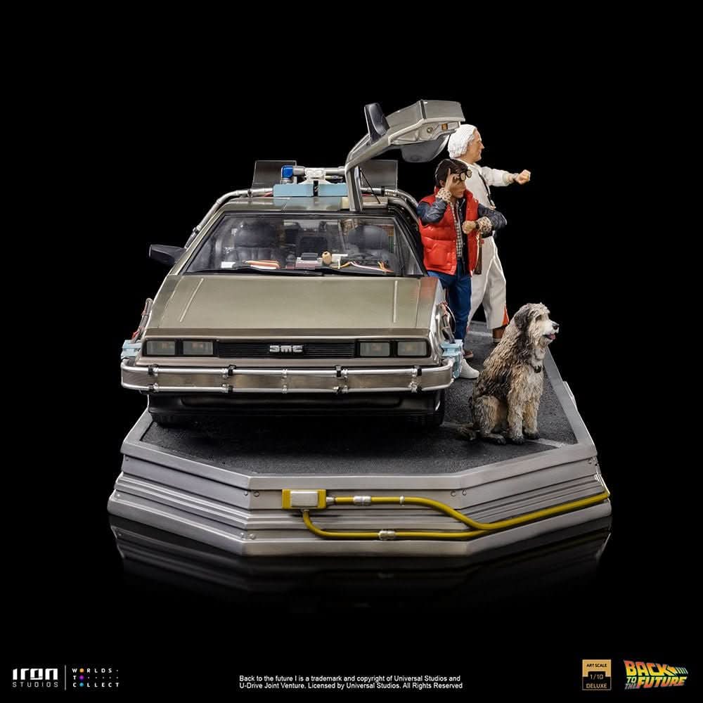 Delorean Full Set Deluxe Statue - Back to the Future - Art Scale 1/10 - Iron Studios
