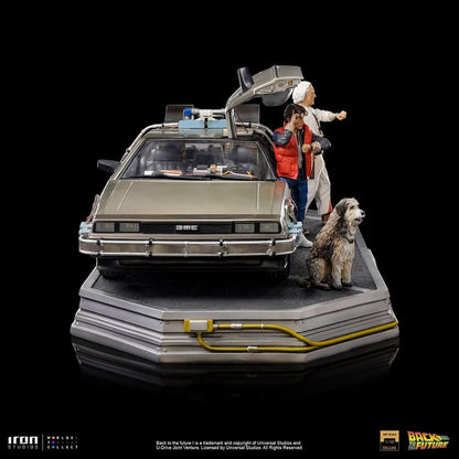 Delorean Full Set Deluxe Statue - Back to the Future - Art Scale 1/10 - Iron Studios
