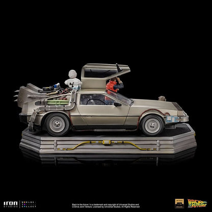 Delorean Full Set Deluxe Statue - Back to the Future - Art Scale 1/10 - Iron Studios