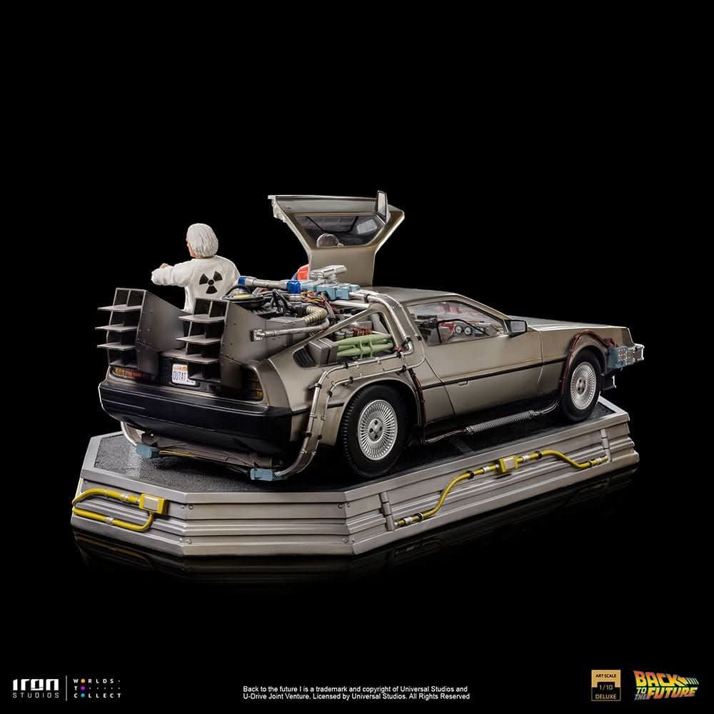 Delorean Full Set Deluxe Statue - Back to the Future - Art Scale 1/10 - Iron Studios