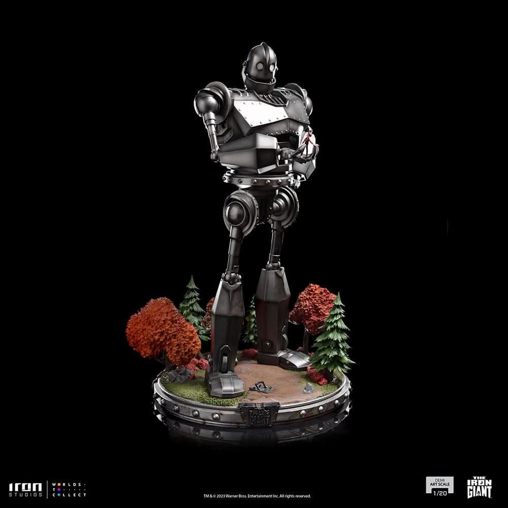 Statue Iron Giant and Hogarth Hughes - The Iron Giant - Demi Scale 1/20