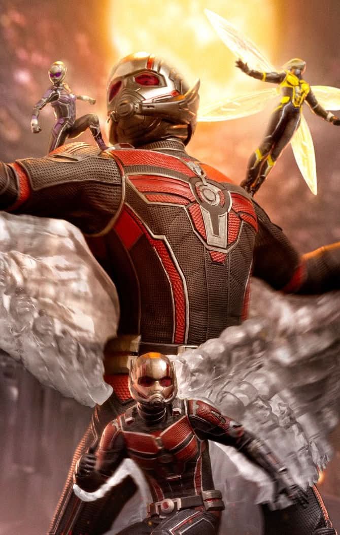 Ant-Man and The Wasp Deluxe Statue - Ant-Man and The Wasp: Quantumania - Art Scale 1/10 - Avengers