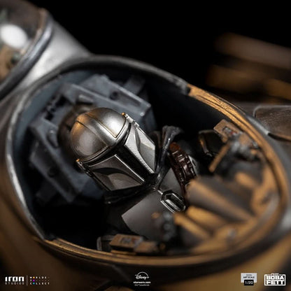 Mando's N-1 Starfighter Statue - Star Wars: The Book of Boba Fett - Demi Art Scale 1/20 - Iron Studios