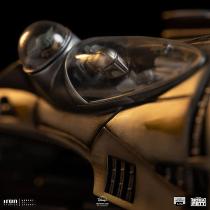 Mando's N-1 Starfighter Statue - Star Wars: The Book of Boba Fett - Demi Art Scale 1/20 - Iron Studios