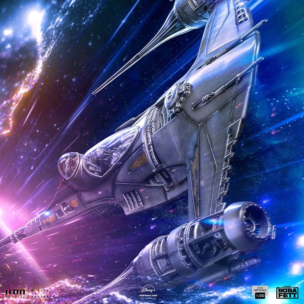 Mando's N-1 Starfighter Statue - Star Wars: The Book of Boba Fett - Demi Art Scale 1/20 - Iron Studios