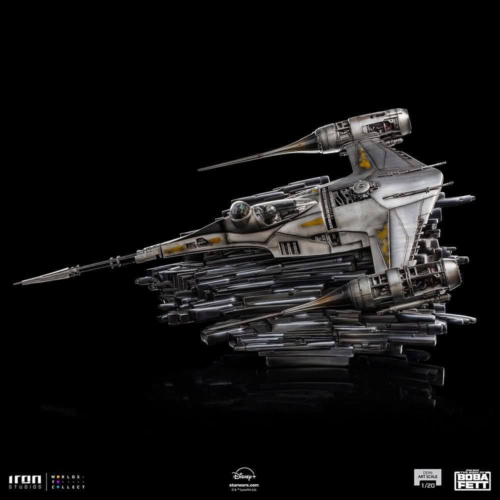 Mando's N-1 Starfighter Statue - Star Wars: The Book of Boba Fett - Demi Art Scale 1/20 - Iron Studios