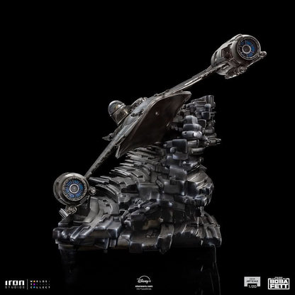 Mando's N-1 Starfighter Statue - Star Wars: The Book of Boba Fett - Demi Art Scale 1/20 - Iron Studios