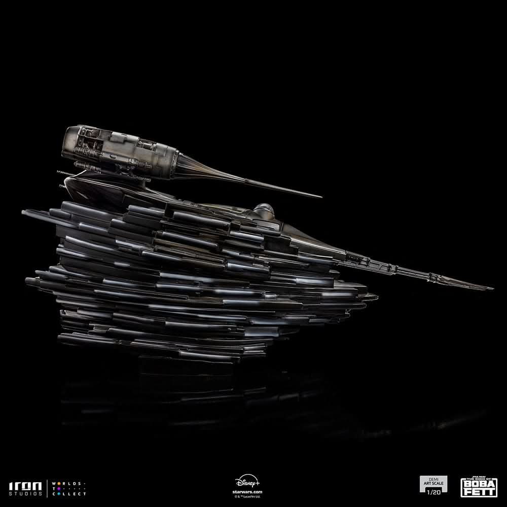 Mando's N-1 Starfighter Statue - Star Wars: The Book of Boba Fett - Demi Art Scale 1/20 - Iron Studios