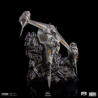 Mando's N-1 Starfighter Statue - Star Wars: The Book of Boba Fett - Demi Art Scale 1/20 - Iron Studios