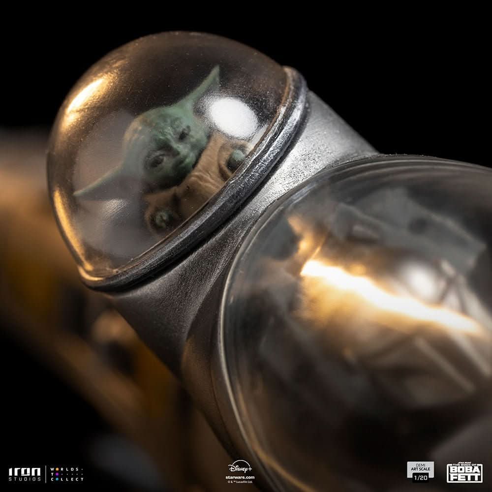 Mando's N-1 Starfighter Statue - Star Wars: The Book of Boba Fett - Demi Art Scale 1/20 - Iron Studios