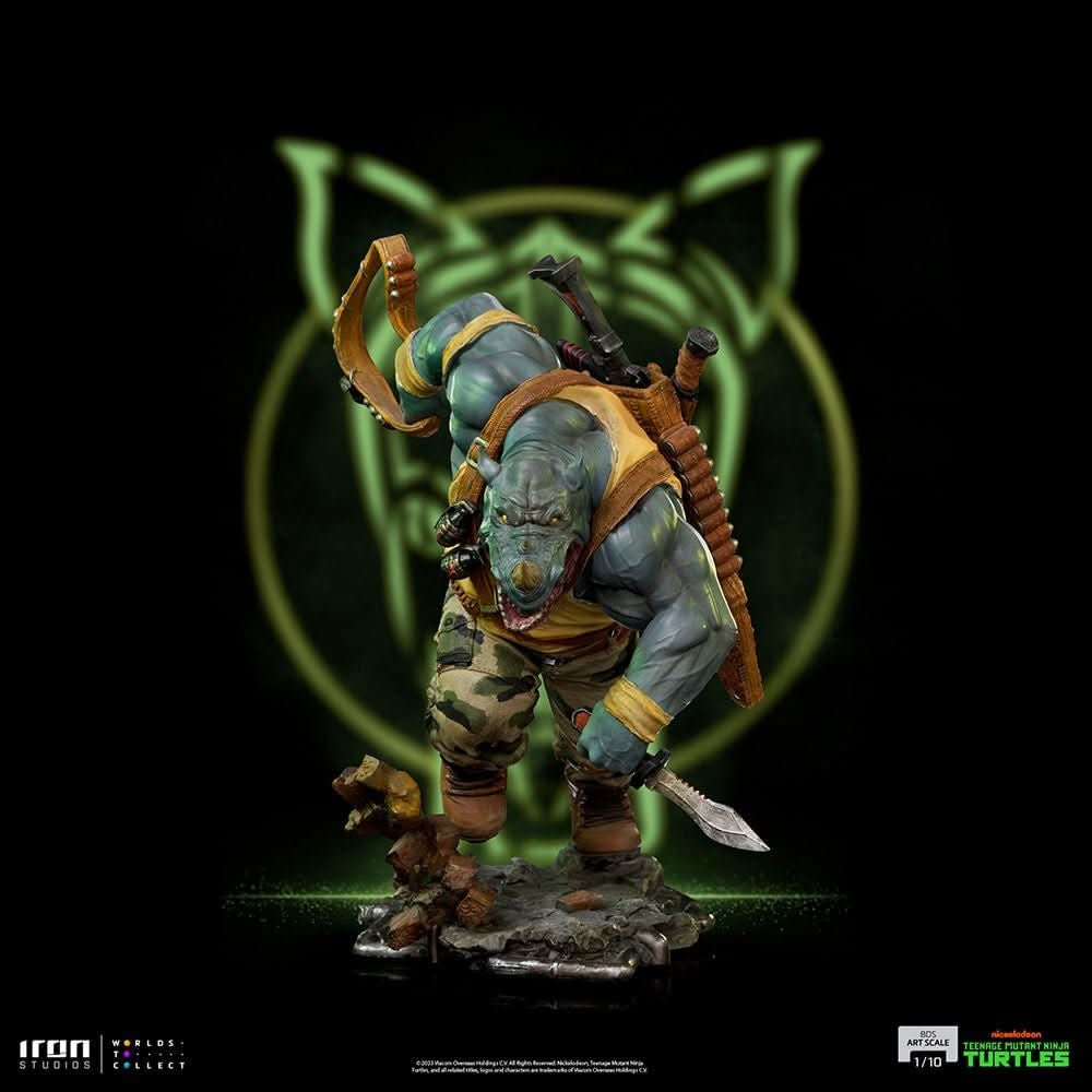 Statue Rocksteady - Teenage Mutant Ninja Turtles - BDS Art Scale 1/10