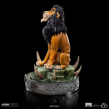 Statue Scar 100 Years Version - Disney 100th - The Lion King - Art Scale 1/10 - Disney Classics
