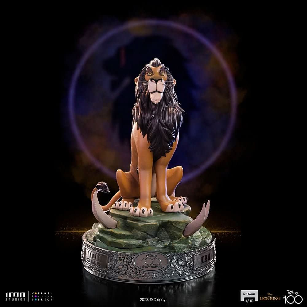 Scar Statue 100 Years Version - Disney 100th - The Lion King - Art Scale 1/10 - Disney Classics