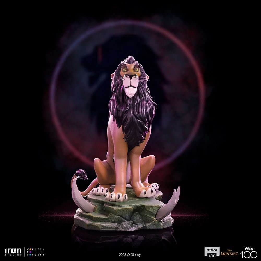 Scar Statue - Disney 100th - The Lion King - Art Scale 1/10 - Disney Classics