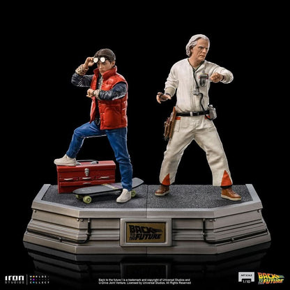 Doc Brown Statue - Back to the Future - Art Scale 1/10 - Iron Studios