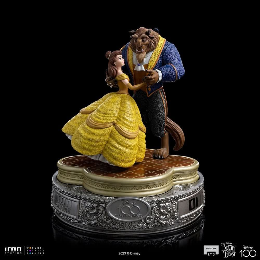 Statue Beauty and The Beast 100 Years Version - Disney 100th - Beauty and The Beast - Art Scale 1/10