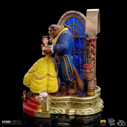 Statue Beauty and The Beast Deluxe - Disney 100th - Beauty and The Beast - Art Scale 1/10 - Disney Classics