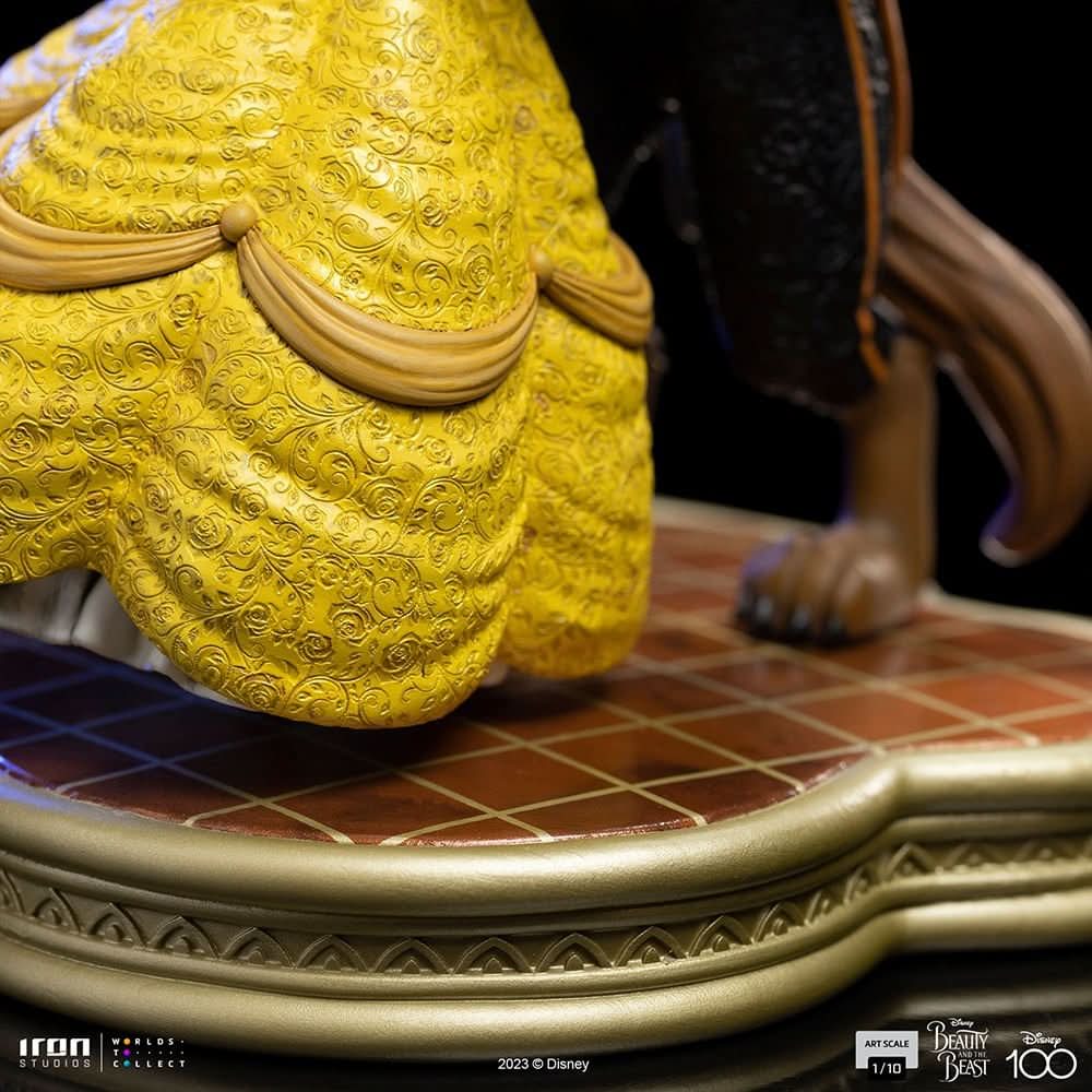Beauty and The Beast Statue - Disney 100th - Beauty and The Beast - Art Scale 1/10 - Iron Studios