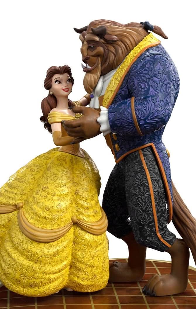 Beauty and The Beast Statue - Disney 100th - Beauty and The Beast - Art Scale 1/10 - Iron Studios