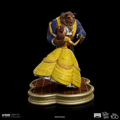 Beauty and The Beast Statue - Disney 100th - Beauty and The Beast - Art Scale 1/10 - Iron Studios