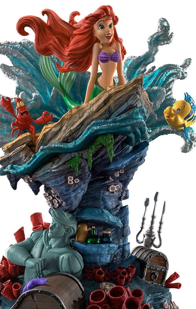 Statue Little Mermaid Deluxe - Disney 100th - The Little Mermaid - Art Scale 1/10
