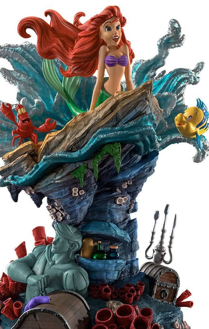 Little Mermaid Deluxe Statue - Disney 100th - The Little Mermaid - Art Scale 1/10 - Iron Studios