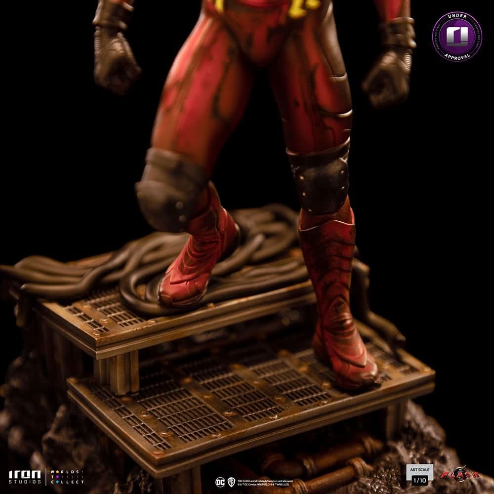 Flash Statue Alternate Version - The Flash Movie - Art Scale 1/10 - Iron Studios