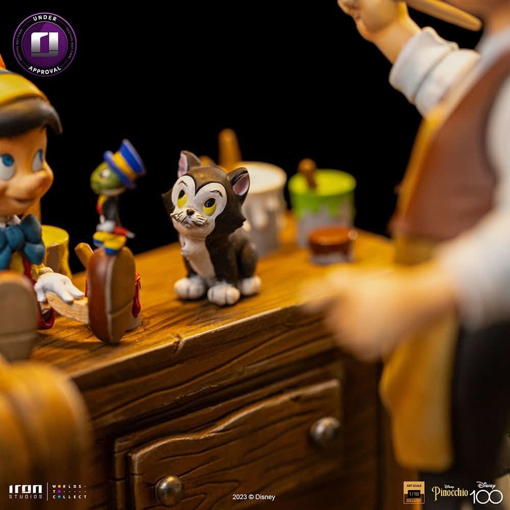 Pinocchio Deluxe Statue - Disney 100th - Pinocchio - Art Scale 1/10 - Iron Studios