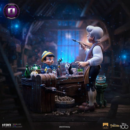 Pinocchio Deluxe Statue - Disney 100th - Pinocchio - Art Scale 1/10 - Iron Studios