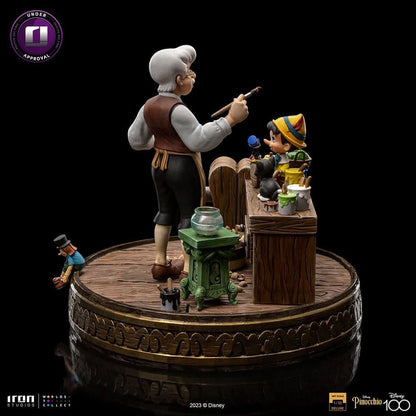 Pinocchio Deluxe Statue - Disney 100th - Pinocchio - Art Scale 1/10 - Iron Studios