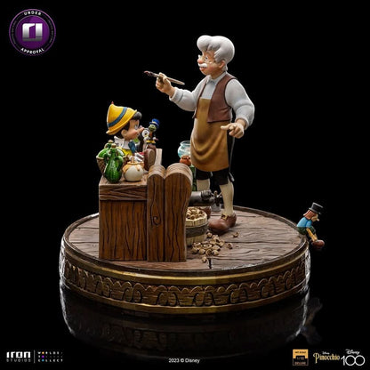 Pinocchio Deluxe Statue - Disney 100th - Pinocchio - Art Scale 1/10 - Iron Studios