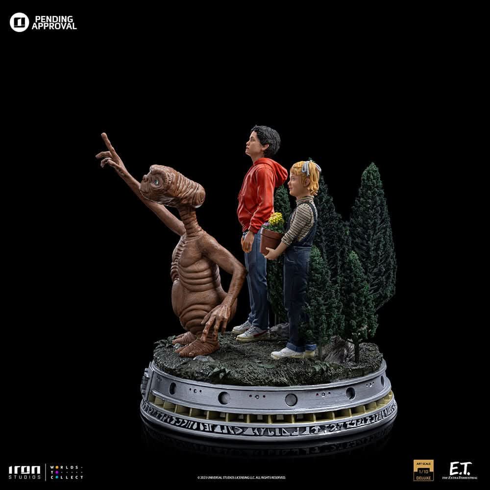 Statue E.T. Elliot and Gertie Deluxe - E.T. The Extra-Terrestrial - Art Scale 1/10