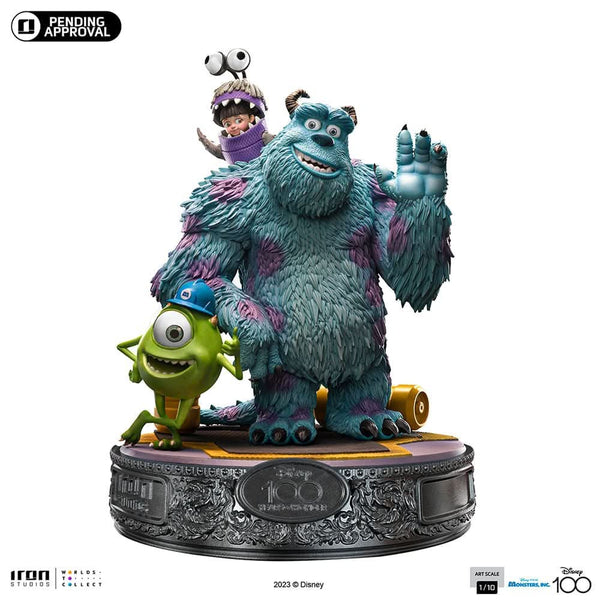 Statue Monsters Inc. Diorama 100 Years Version - Disney 100th - Monsters Inc. - Art Scale 1/10 - Disney Classics