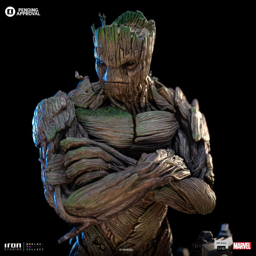 Groot Statue - Guardians of the Galaxy 3 - Art Scale 1/10 - Iron Studios