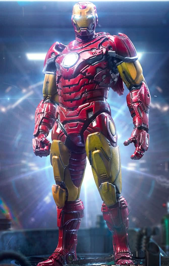 Iron Man Unleashed Statue - Marvel Comics - Art Scale 1/10 - Iron Studios
