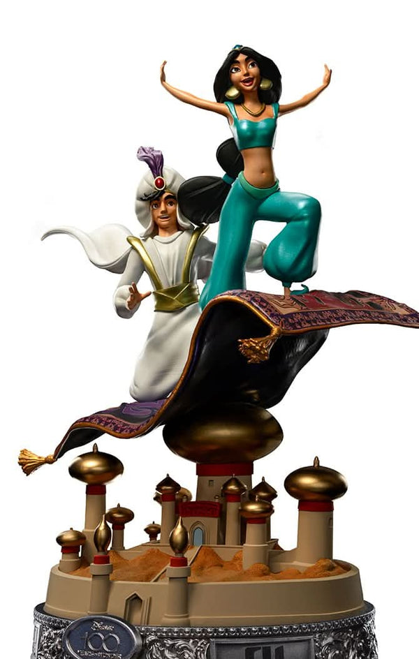 Aladdin and Jasmine Statue 100 Years Version - Disney 100th - Aladdin - Art Scale 1/10