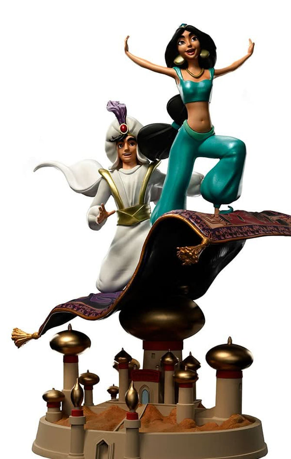 Aladdin and Jasmine Statue - Disney 100th - Art Scale 1/10