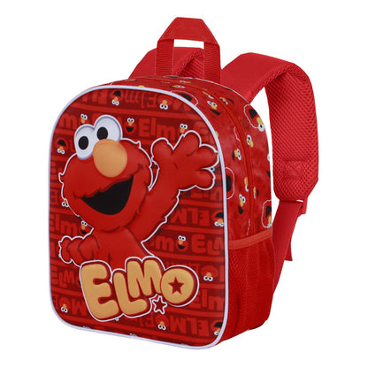 Sac à Dos 3D Elite 1, rue Sésame « Elmo Happy »