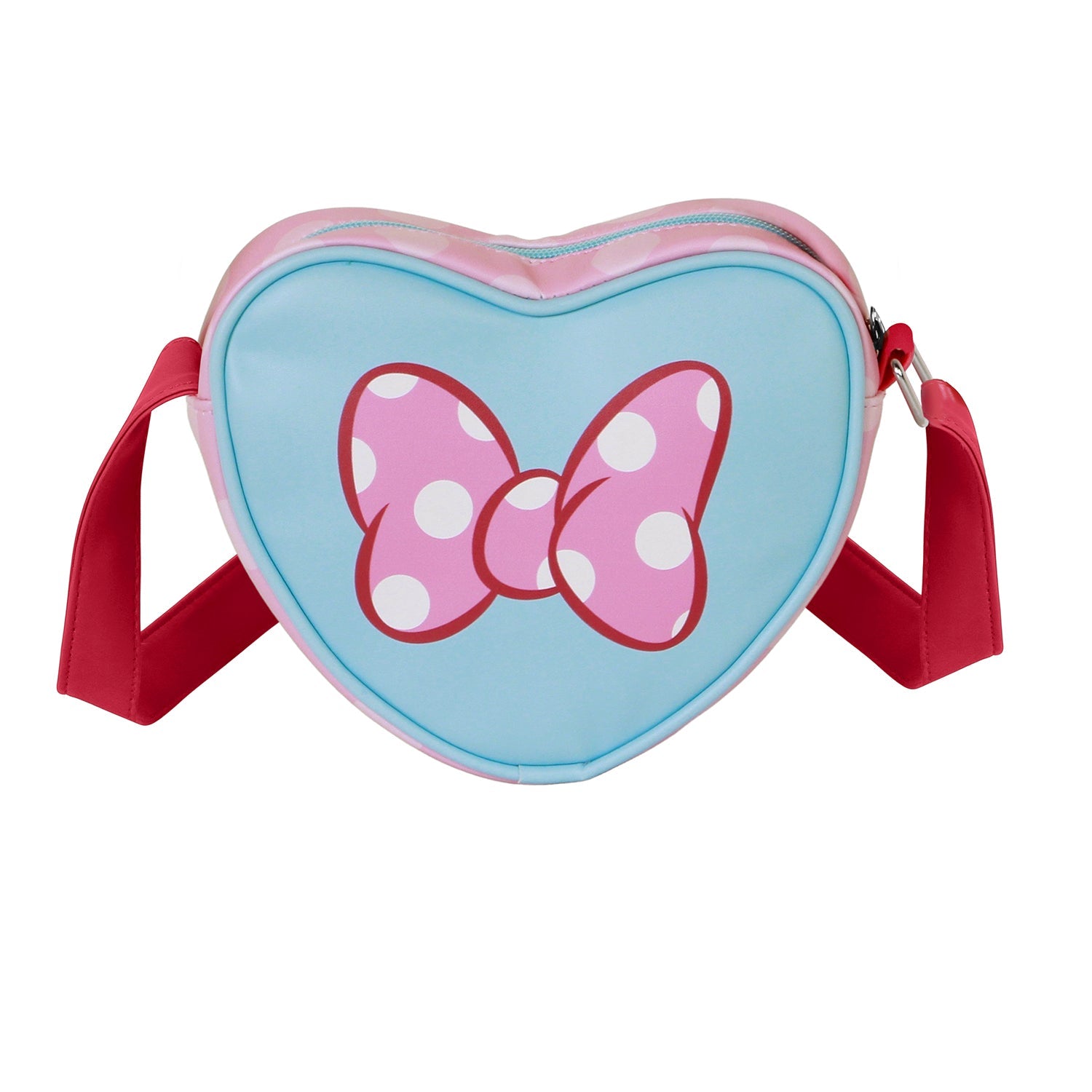Sac à Bandoulière Coeur Casual Disney Minnie Mouse « Ribbon » – Rose