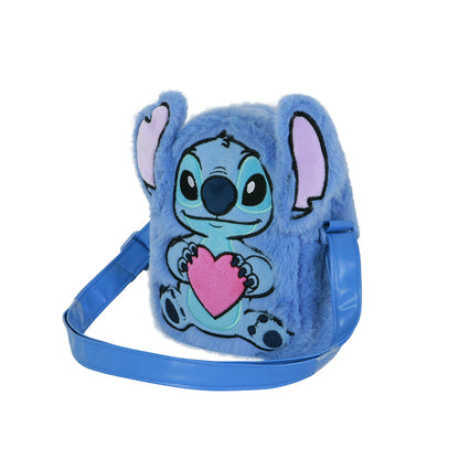 Sac à Bandoulière Action Plush Disney Lilo & Stitch « Heart » – Bleu