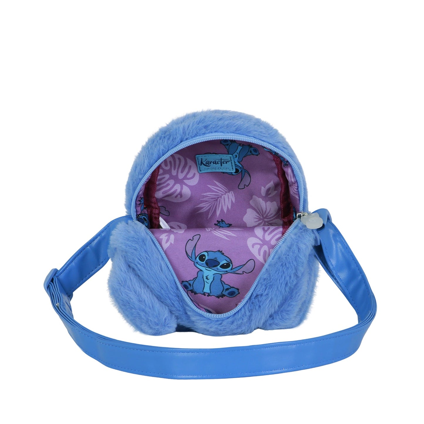 Sac à Bandoulière Action Plush Disney Lilo & Stitch « Heart » – Bleu