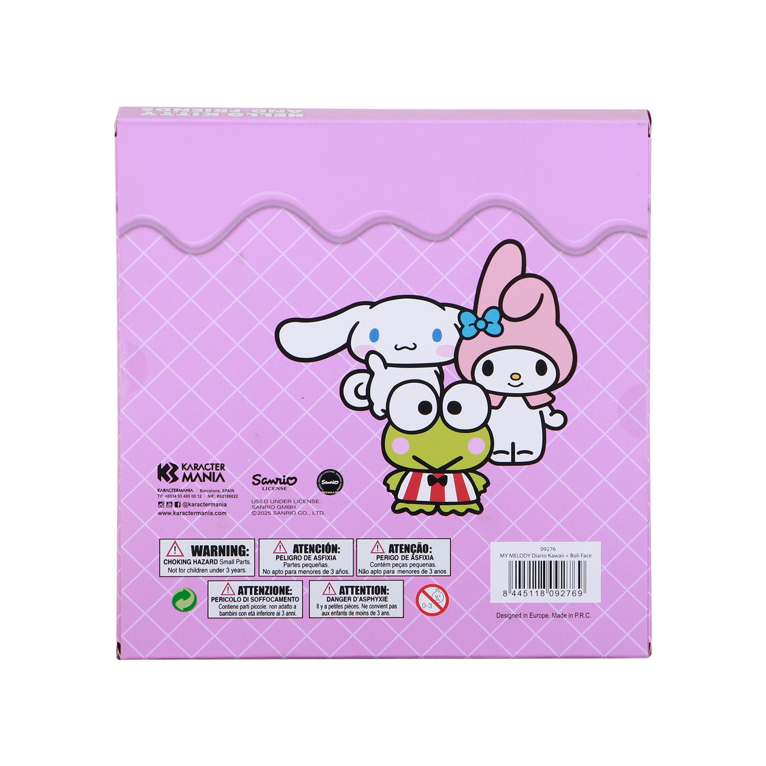 Coffret Journal + Stylo 6 Couleurs Hello Kitty « Strawberry » – Rose
