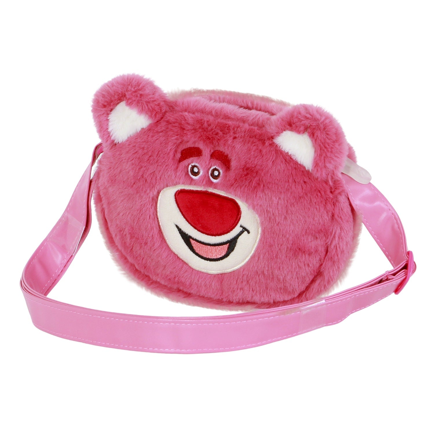 Sac à Bandoulière Plush Disney « Ours Lotso Strawberry-Mini »