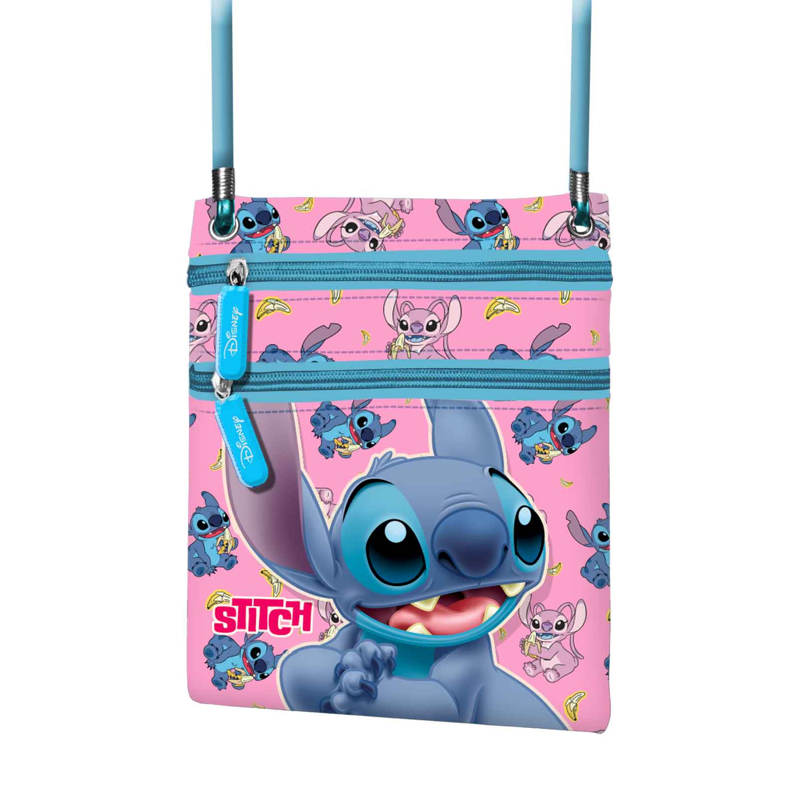 Sac à Bandoulière Action Vertical Disney Lilo & Stitch « Surprise » – Bleu