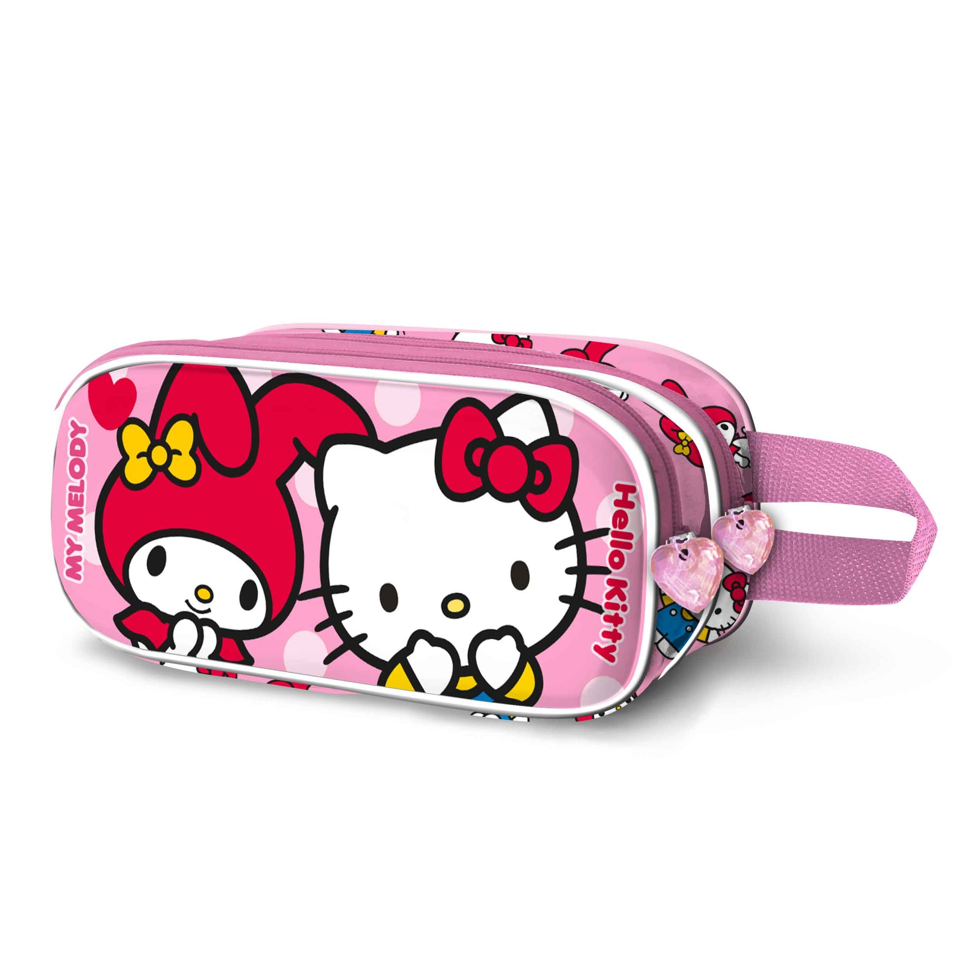 Trousse 3D Double Hello Kitty « Lovely »