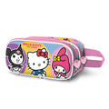 Trousse 3D Double Hello Kitty « Happy »