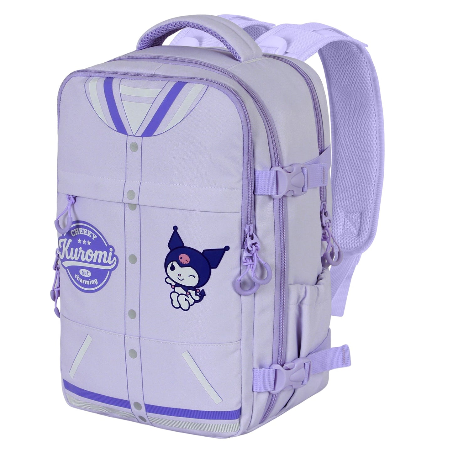 Sac à Dos Mercury 2.0 Voyage Cabine Avion 40x20x25cm Hello Kitty « Kuromi Varsity »