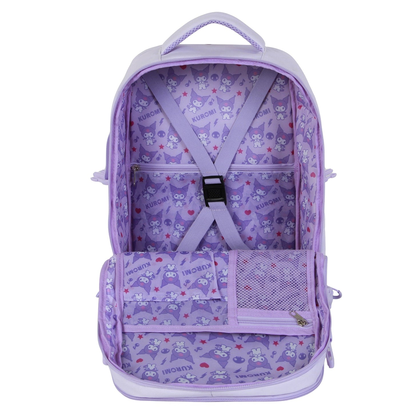 Sac à Dos Mercury 2.0 Voyage Cabine Avion 40x20x25cm Hello Kitty « Kuromi Varsity »