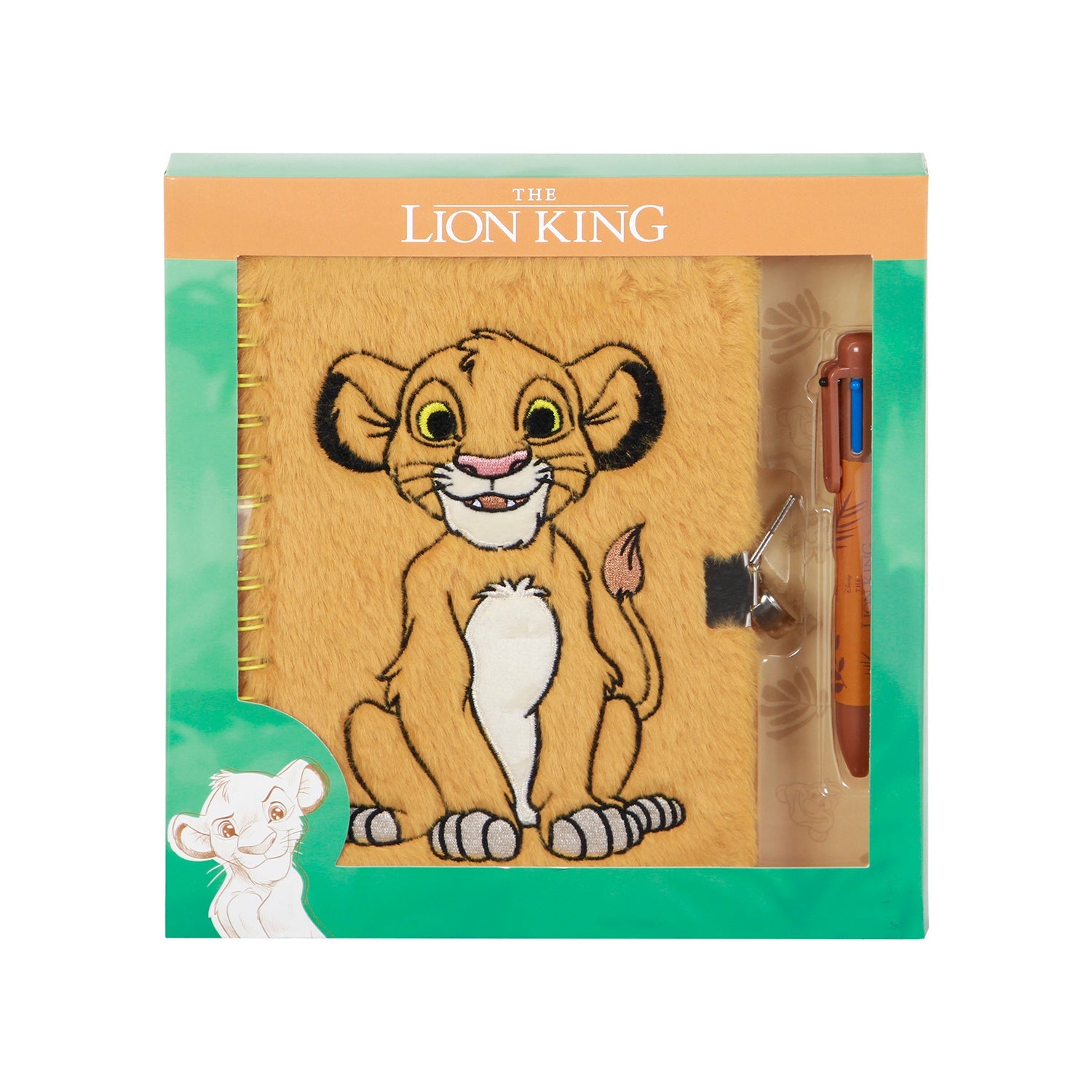 Coffret Journal + Stylo 6 Couleurs Disney Le Roi Lion « Sit » – Jaune